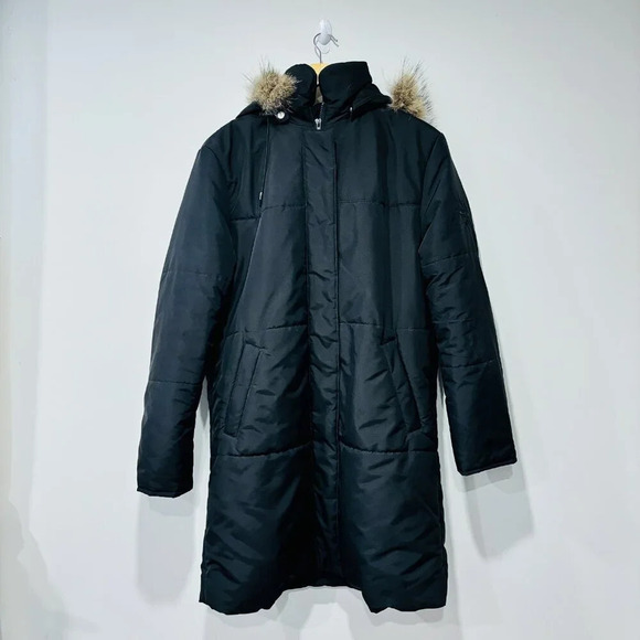 FEN-NELLI  Black winter coat - Picture 1 of 16